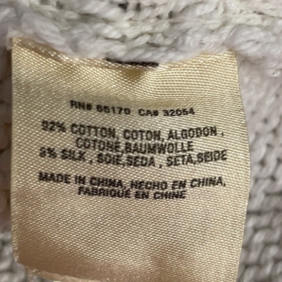 Anthropologie Postmark White Pacific Fringed Tank / Sweater Size Large - Picture 10 of 12